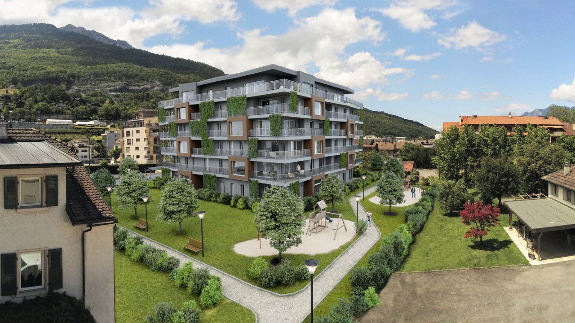 129e95608fc65b8fc236debd2bb89932 Vente place de parc garage souterrain PPE Les Jardins de Mabillon Monthey