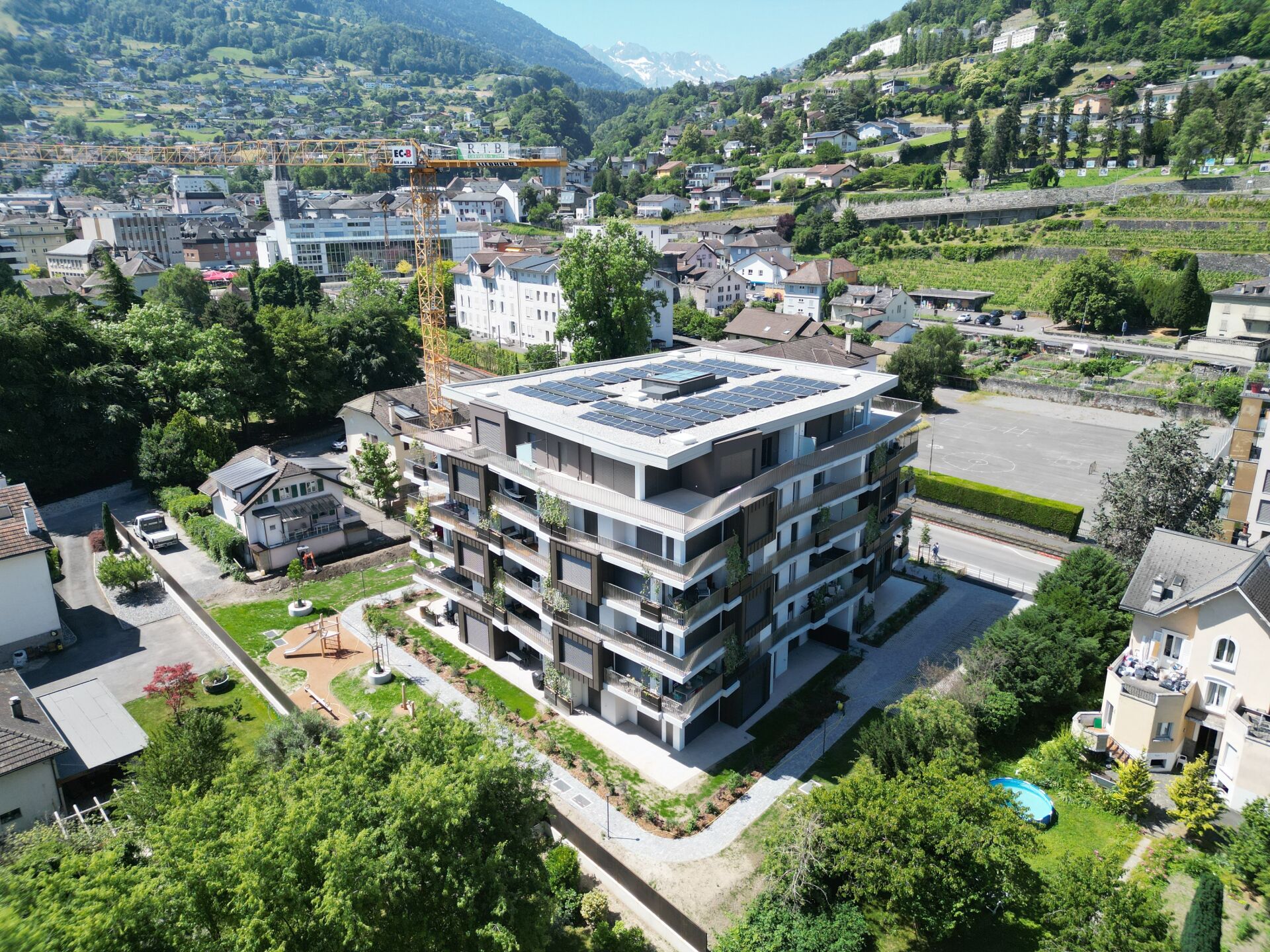 8f4f389fc1bac16ef8fdd46be3ba384b Vente place de parc garage souterrain PPE Les Jardins de Mabillon Monthey
