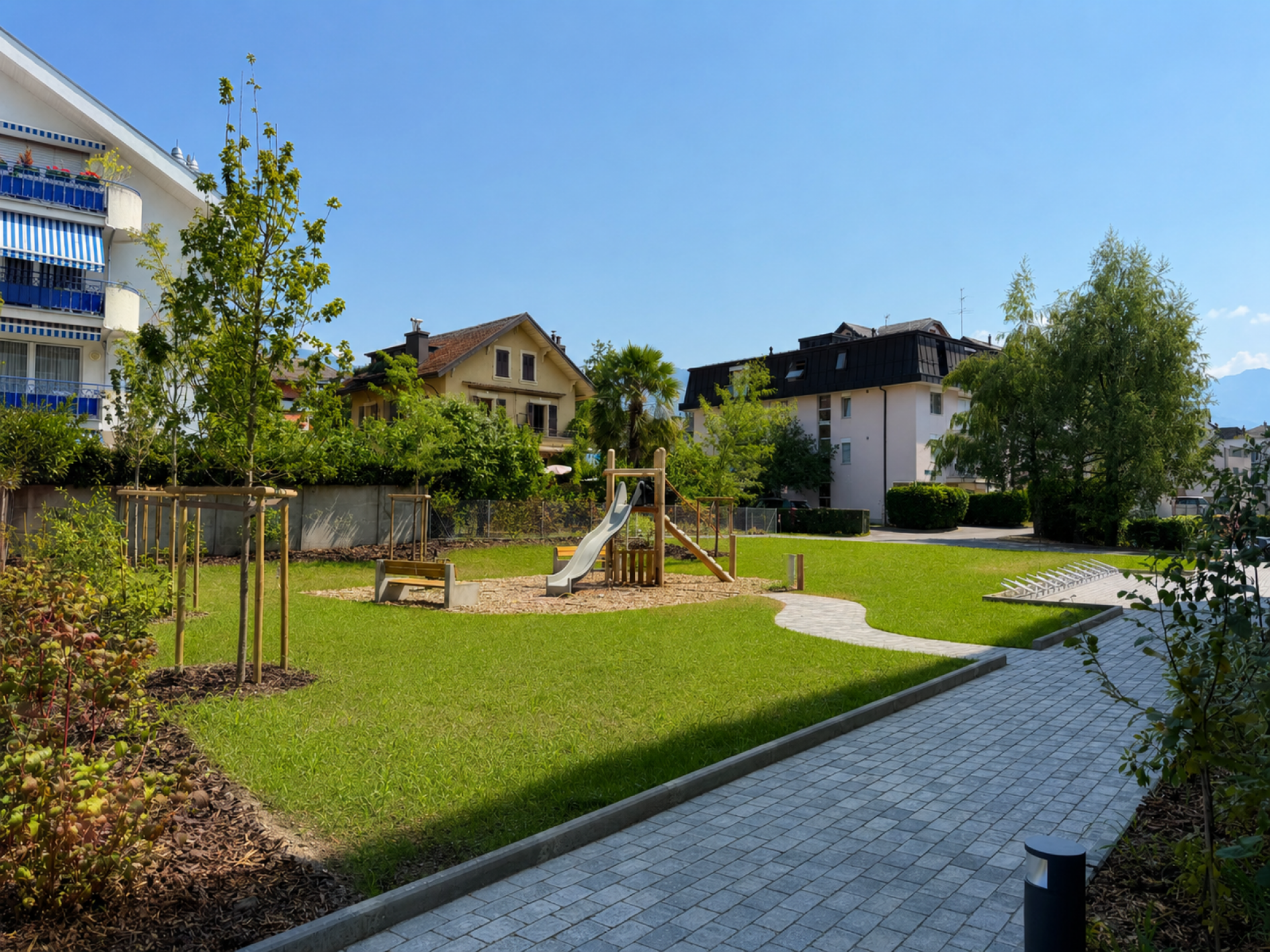 9e1a976a8fe04dc105e61e73a576ce6b PPE Traménaz lot 237-1 appartement 3.5 pièces au rez-de-jardin
