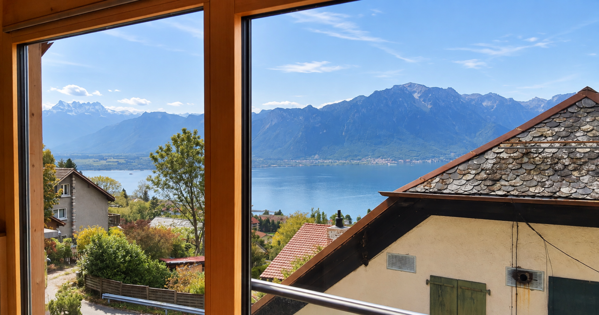 894594e776e398cb5d9f59368e3b5136 Historique grange rénovée à Chamby avec vue sur le lac et les montagnes